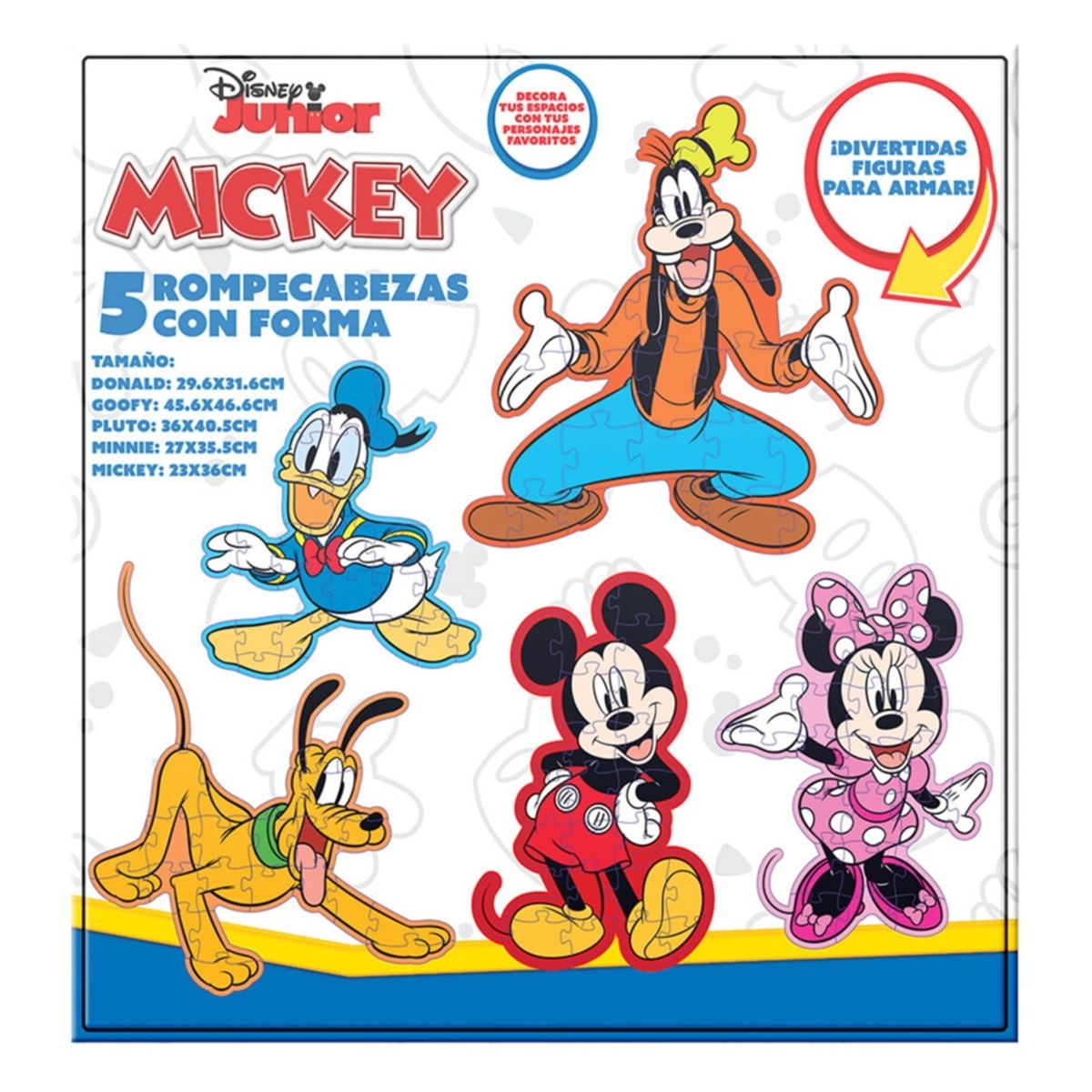 DISNEY - Pack 5 Rompecabezas De 24 Piezas Disney