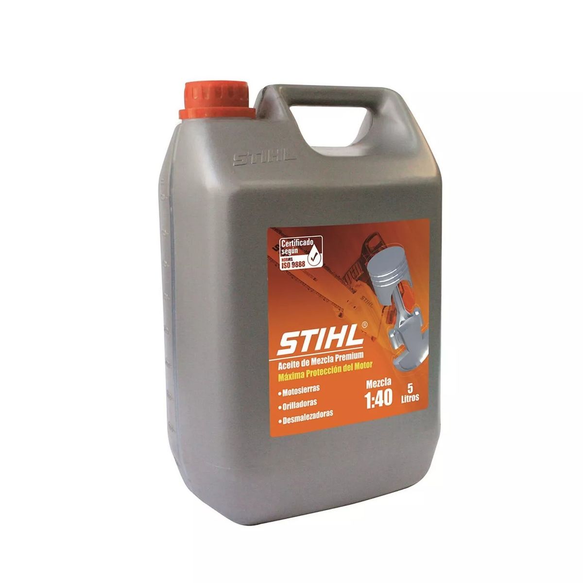 GENERICO - Aceite Mezcla Premium 1:40 2 Tiempos Stihl X 5 Lt