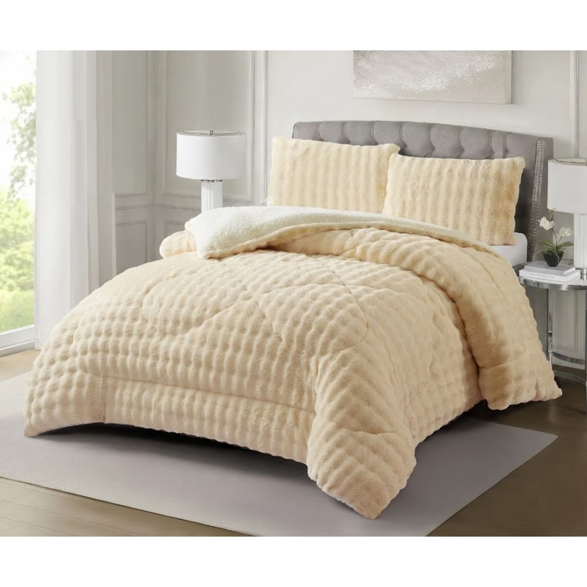 GENERICO - PLUMON CON CHIPORRO KING SUAVE P13L DE CONEJO SUAVE UNICOLOR TFI