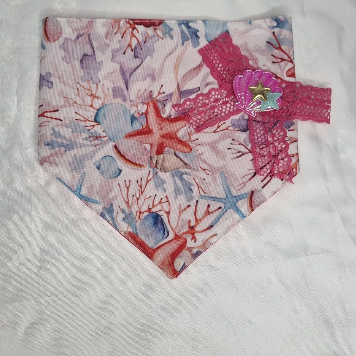 EL MUNDO DE EMMA - Bandana mascota fondo marino talla L