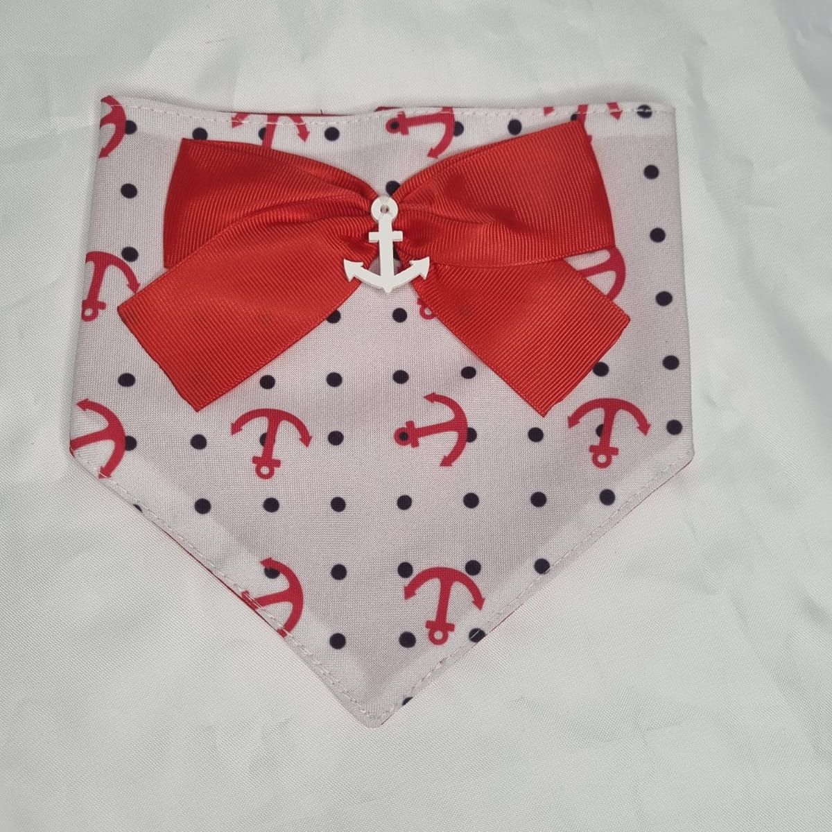 EL MUNDO DE EMMA - Bandana mascota anclas talla S