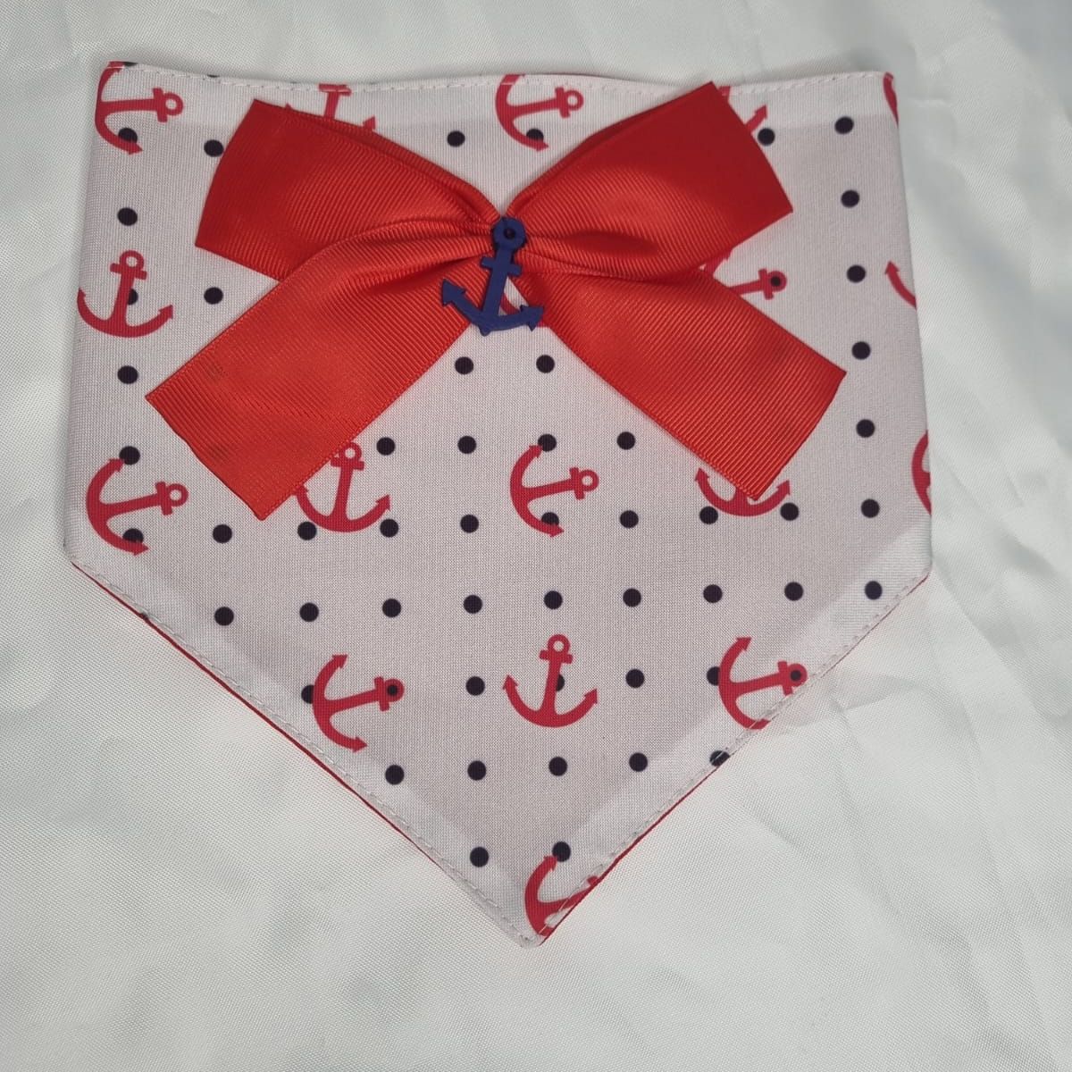 EL MUNDO DE EMMA - Bandana mascota anclas talla M
