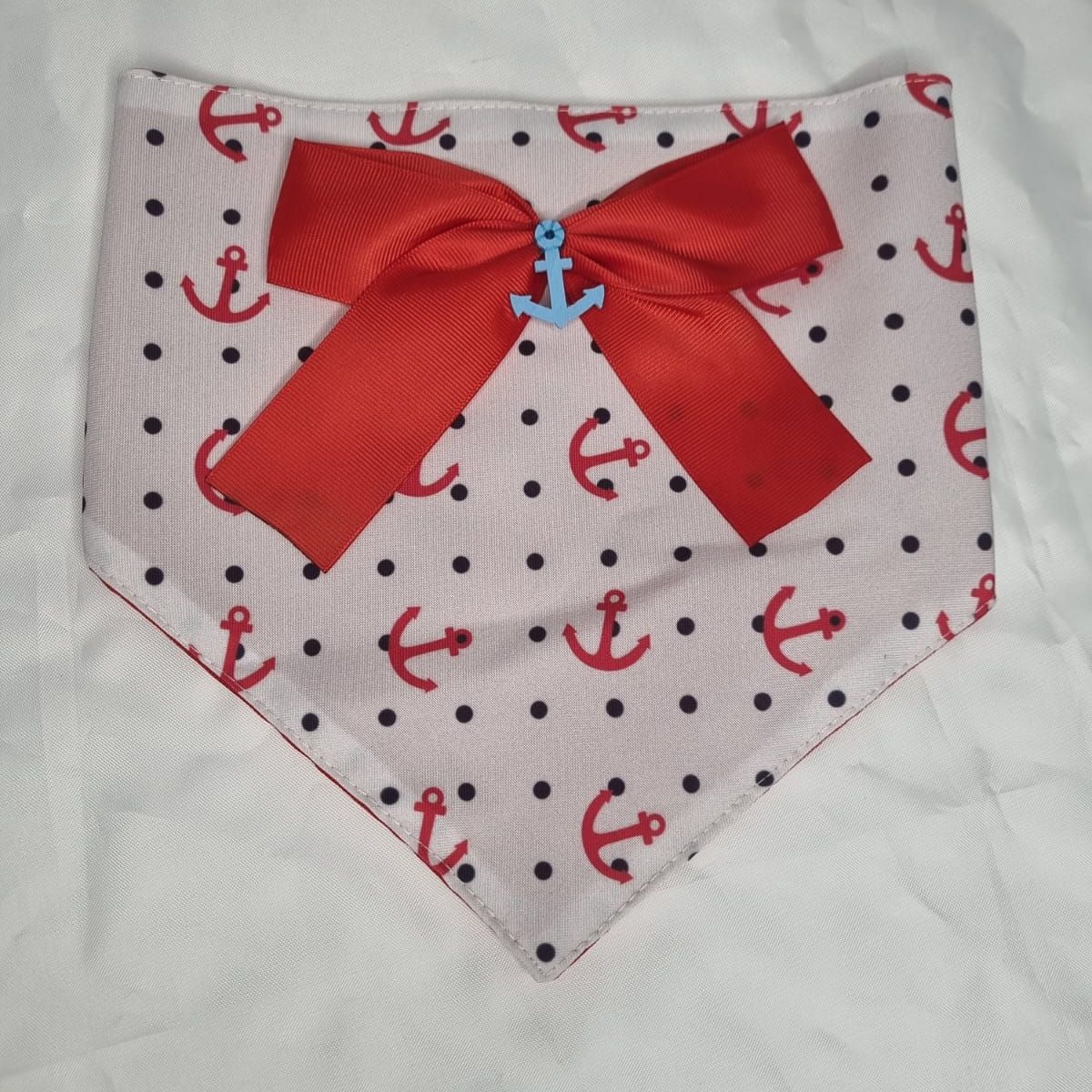 EL MUNDO DE EMMA - Bandana mascota anclas talla L