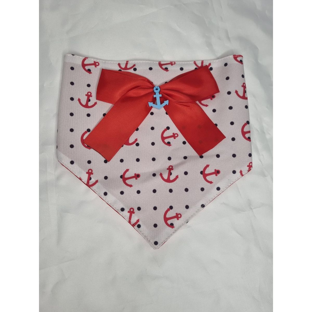 EL MUNDO DE EMMA - Bandana mascota anclas talla L