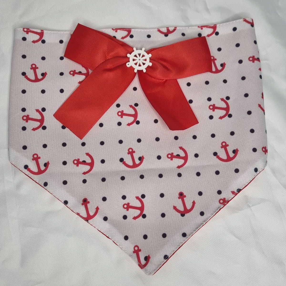 EL MUNDO DE EMMA - Bandana mascota anclas talla XL