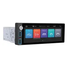 AIWA - Radio Auto Android 1 Din Con Pantalla Tactil Aw-a485bt Color Negro