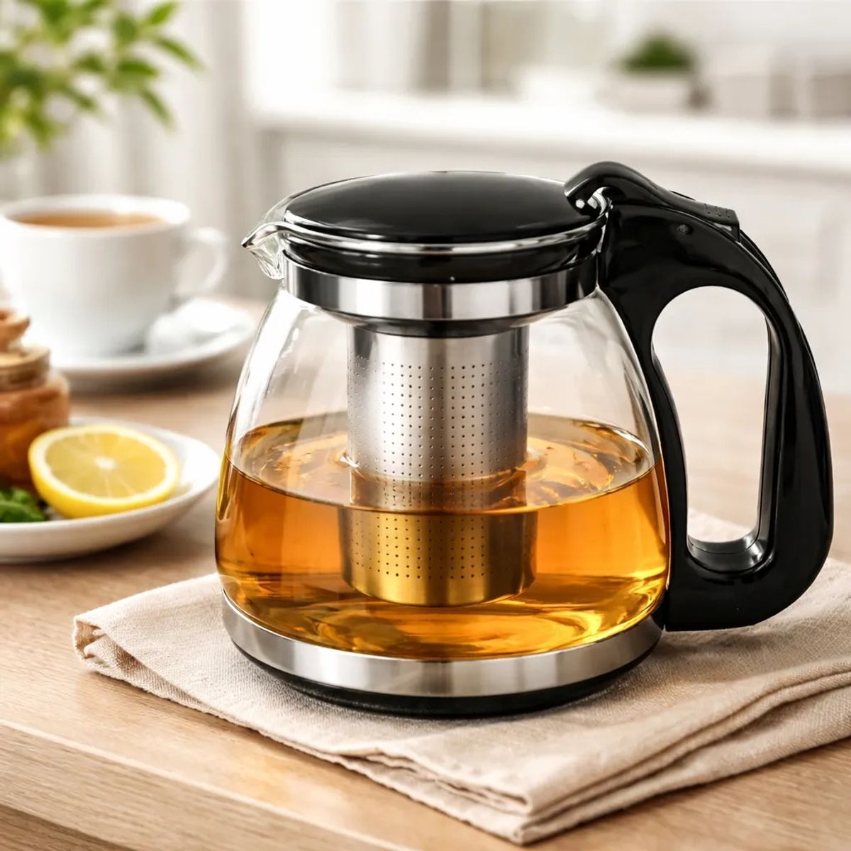GENERICO - Jarra Tetera infusora de gran capacidad para té y diversas infusiones