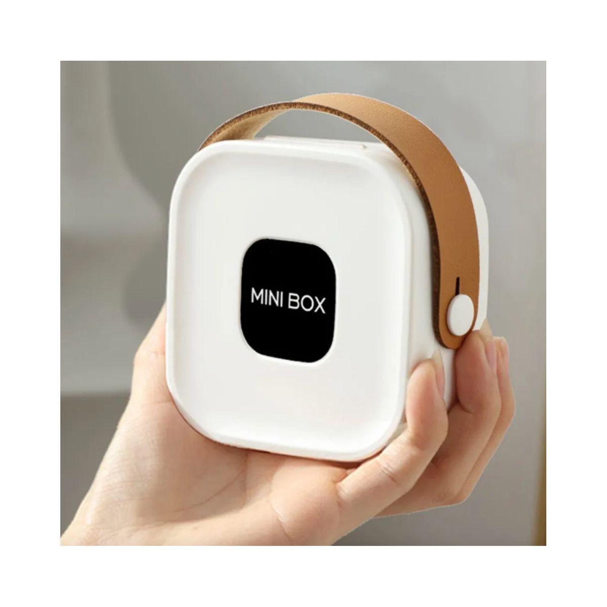 GENERICO - Joyero Organizador Portátil De Mano Joyas Cuerina Pequeño