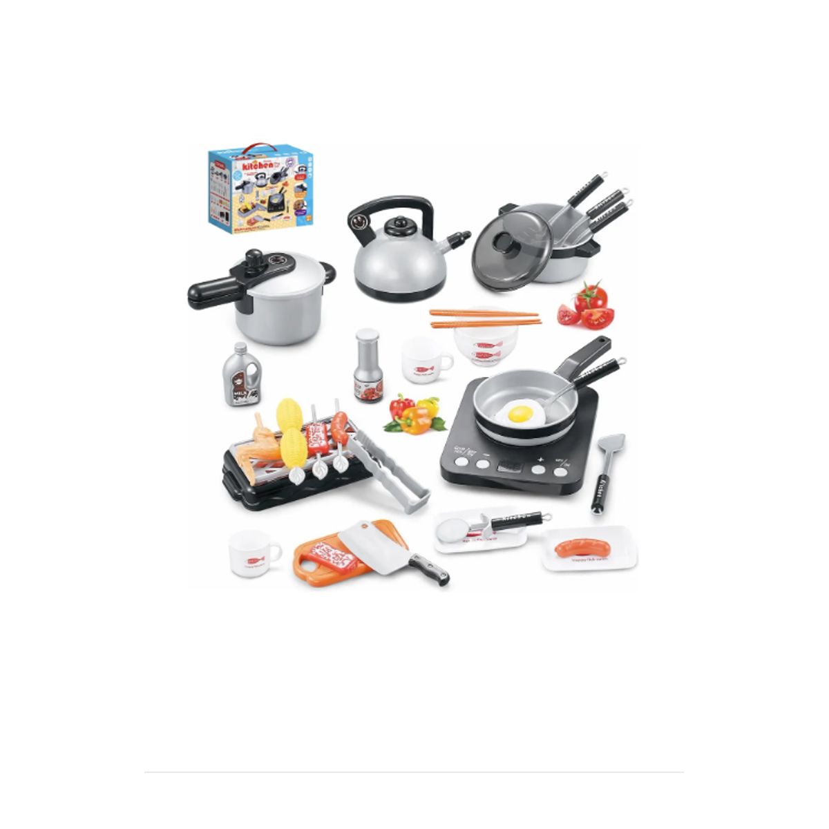 GENERICO - Set De Cocina De Juguete 36pcs Niños Juego De Mini Chef