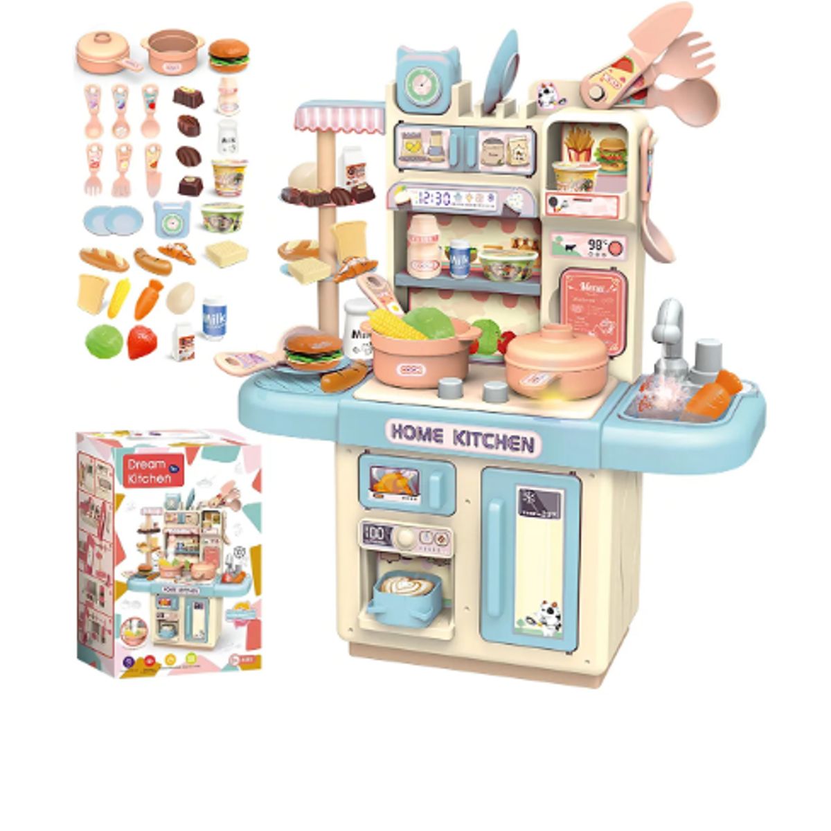 GENERICO - Cocina De Juguete Kitchen 32pcs Juego De Niñas Niños