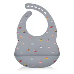 GENERICO - Babero Delantal Silicona Impermeables Color Durable