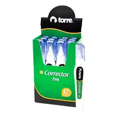 GENERICO - Corrector Lápiz 7ml Caja 12 Unidades Torre
