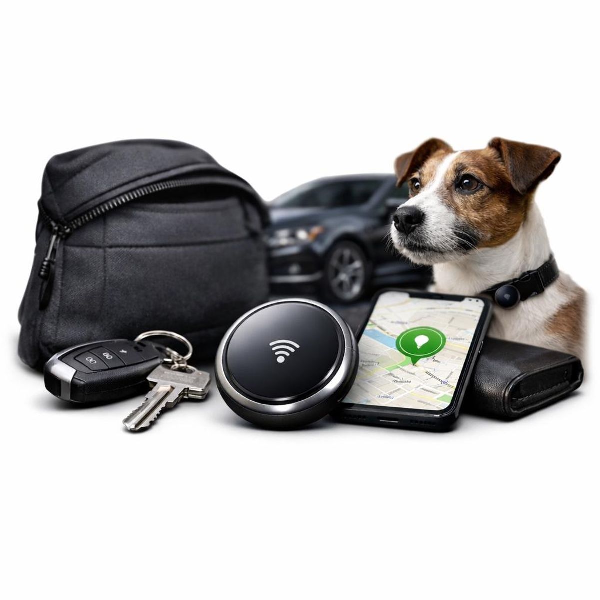 GENERICO - **PACK 2 UNIDADES**Rastreador y Localizador GPS AirTag - SmarTag, Compatible con IOS - Android