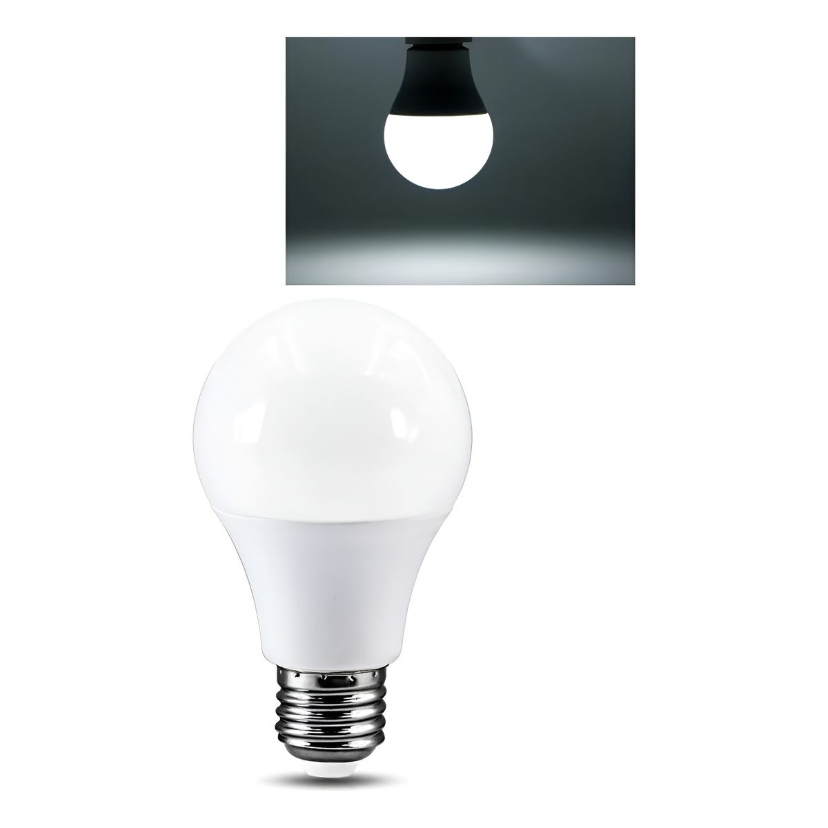 GENERICO - X10 Bombilla Ampolleta Led 12w E27 Ahorro Energía Luz Fria Blanco Frío-003289 B13