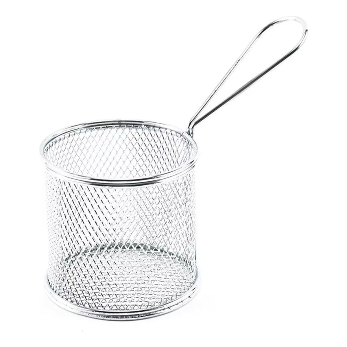GENERICO - Mini Cesta Para Servir Papas Fritas Nuggets Canastos 10x10cm