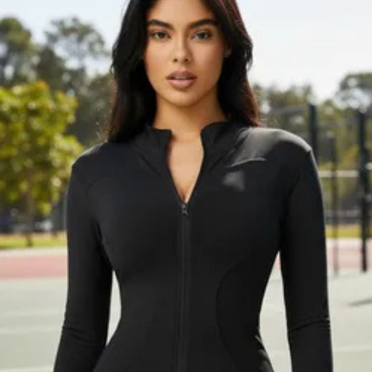LOOK SHOP - Chaqueta Deportiva Yoga Mujer. Ajustada Compresión Viral 9014
