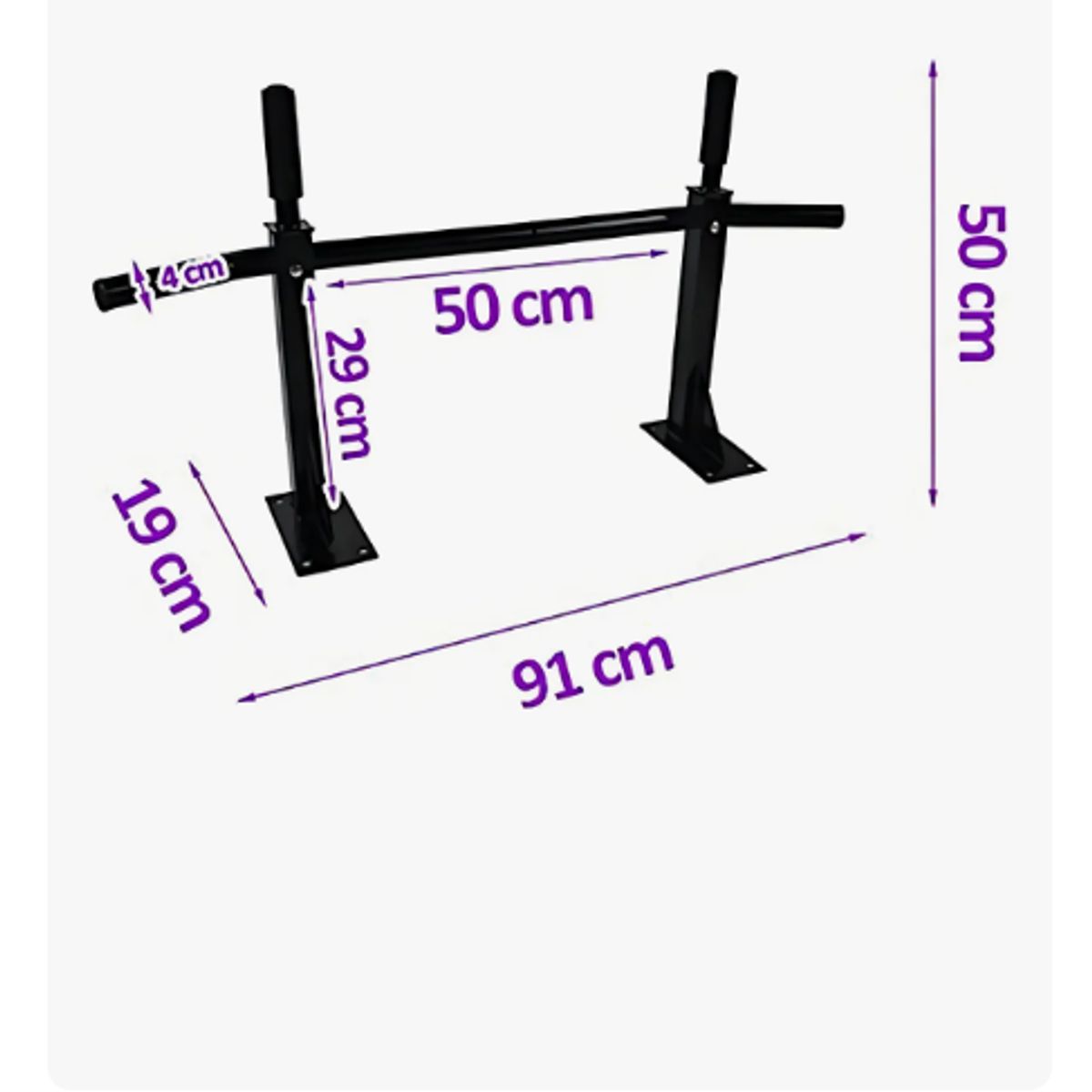 GENERICO - Barra De Ejercicios Doble Flexiones Dominadas Multifuncional