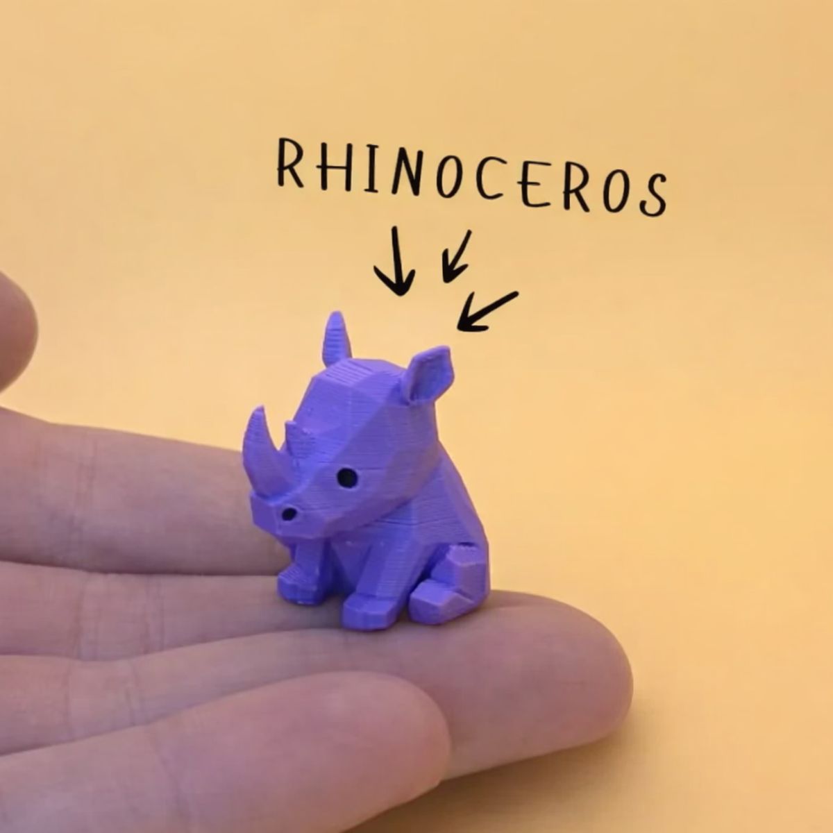 GENERICO - Mini figuras Safari - Rinoceronte