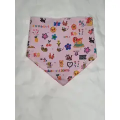 EL MUNDO DE EMMA - Bandana mascota rosa multicolor talla XL