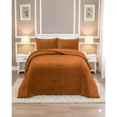 GENERICO - Cubrecama Premium Plush y Chiporro - Invierno King