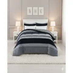 GENERICO - Cubrecama Premium Plush y Chiporro - Invierno King