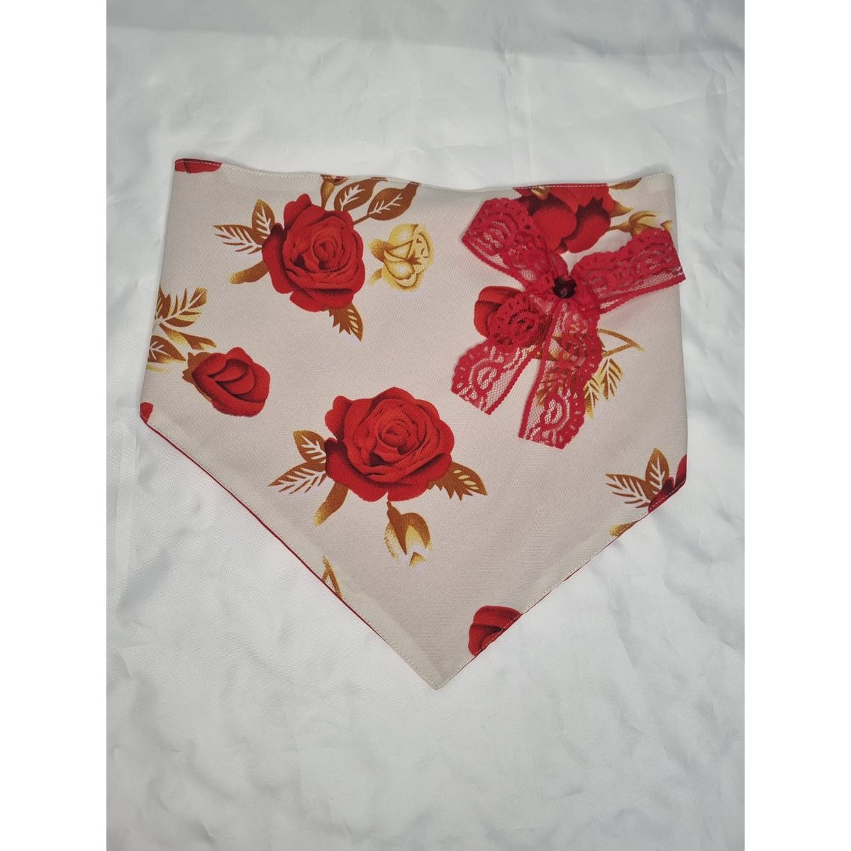 EL MUNDO DE EMMA - Bandana mascota rojo lazo talla L