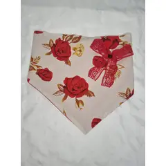 EL MUNDO DE EMMA - Bandana mascota rojo lazo talla L