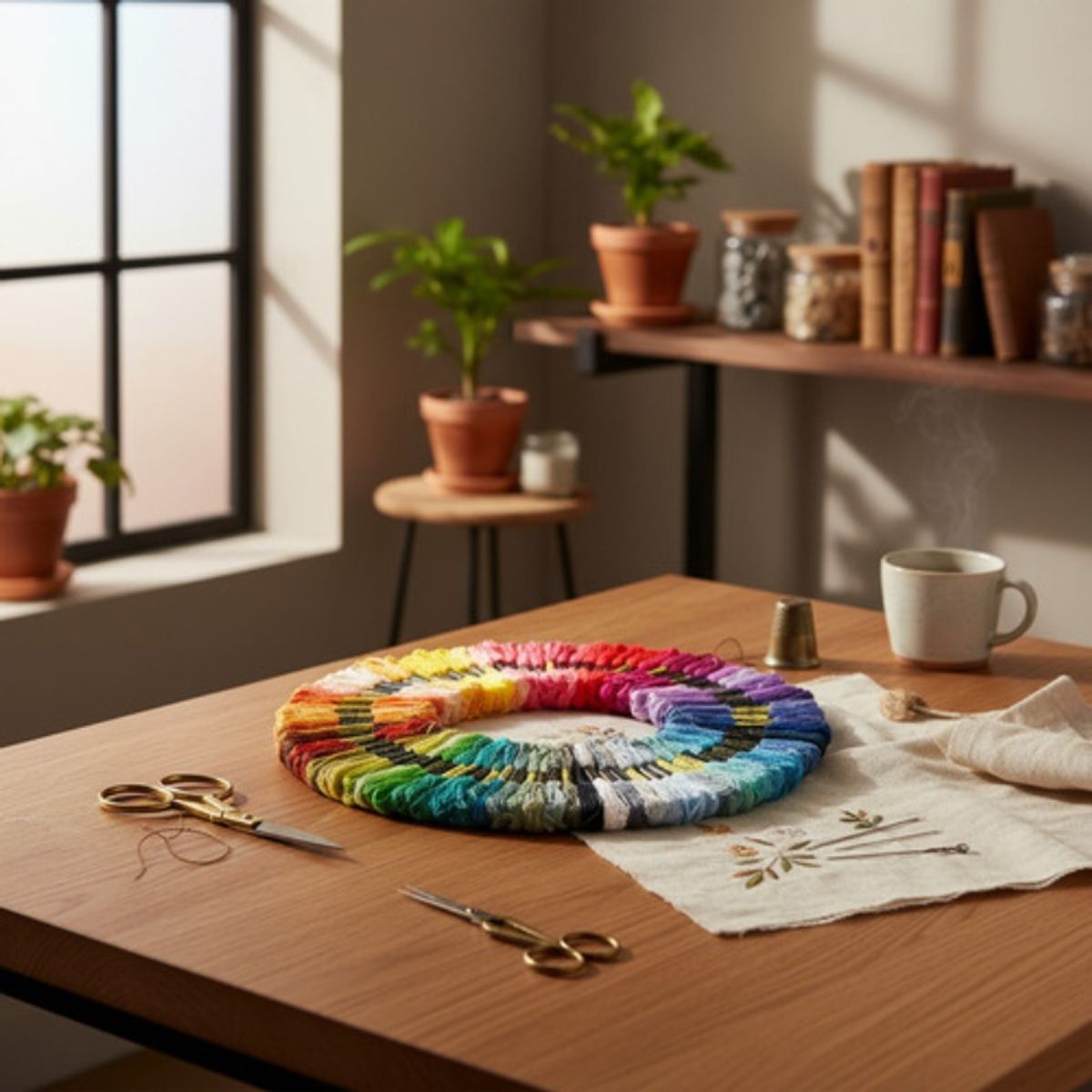 GENERICO - Pack 100 Hilos Para Bordar De Colores Surtidos Toque Seda Surtido