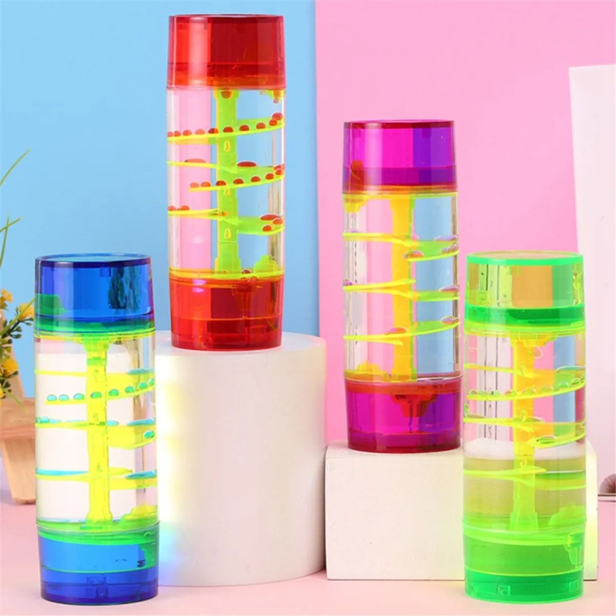 GENERICO - Reloj Sensorial Espiral De Lava Burbuja Antiestres