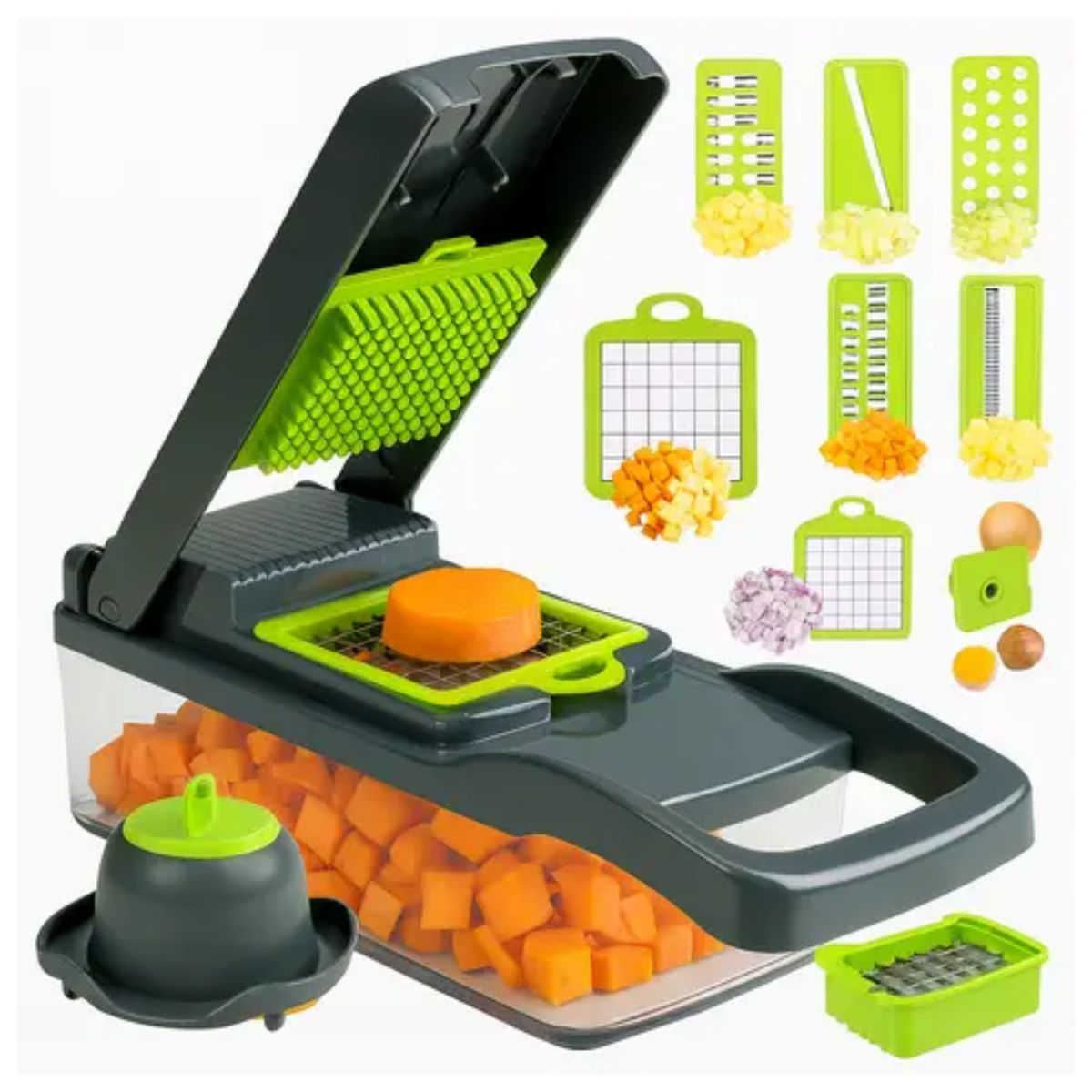 MOVI - Picador y Rallador de Frutas y Verduras