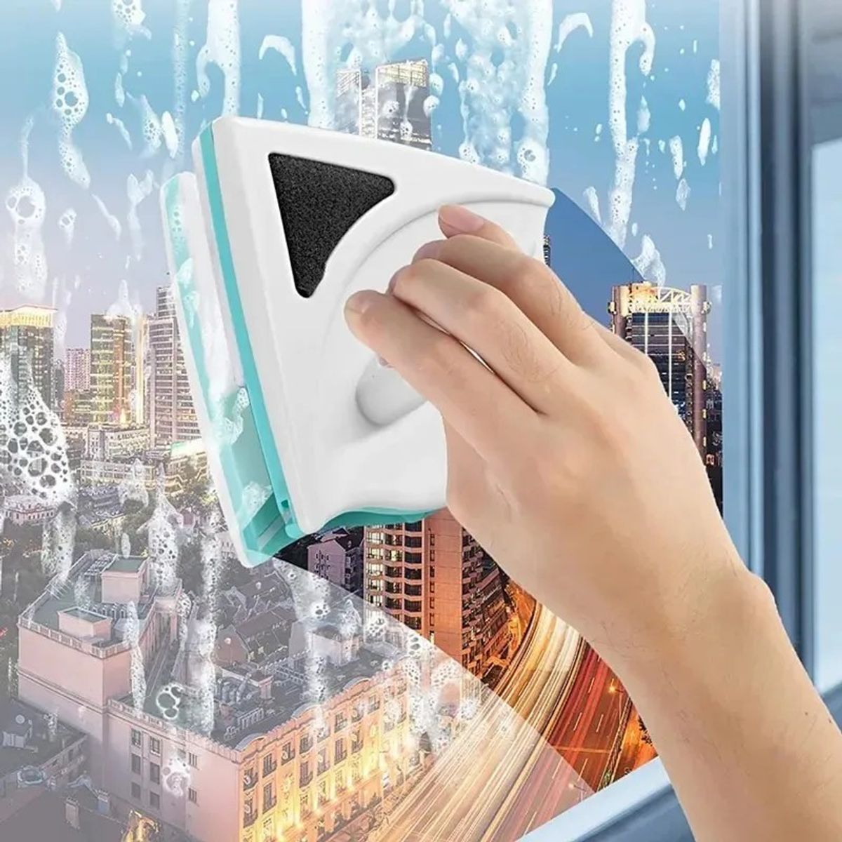 MOVI - Limpia Vidrios Magnético Triangular