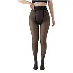 AAYO MODA - Calza Leggings Térmica Efecto Piel con Chiporro y Pie Invierno