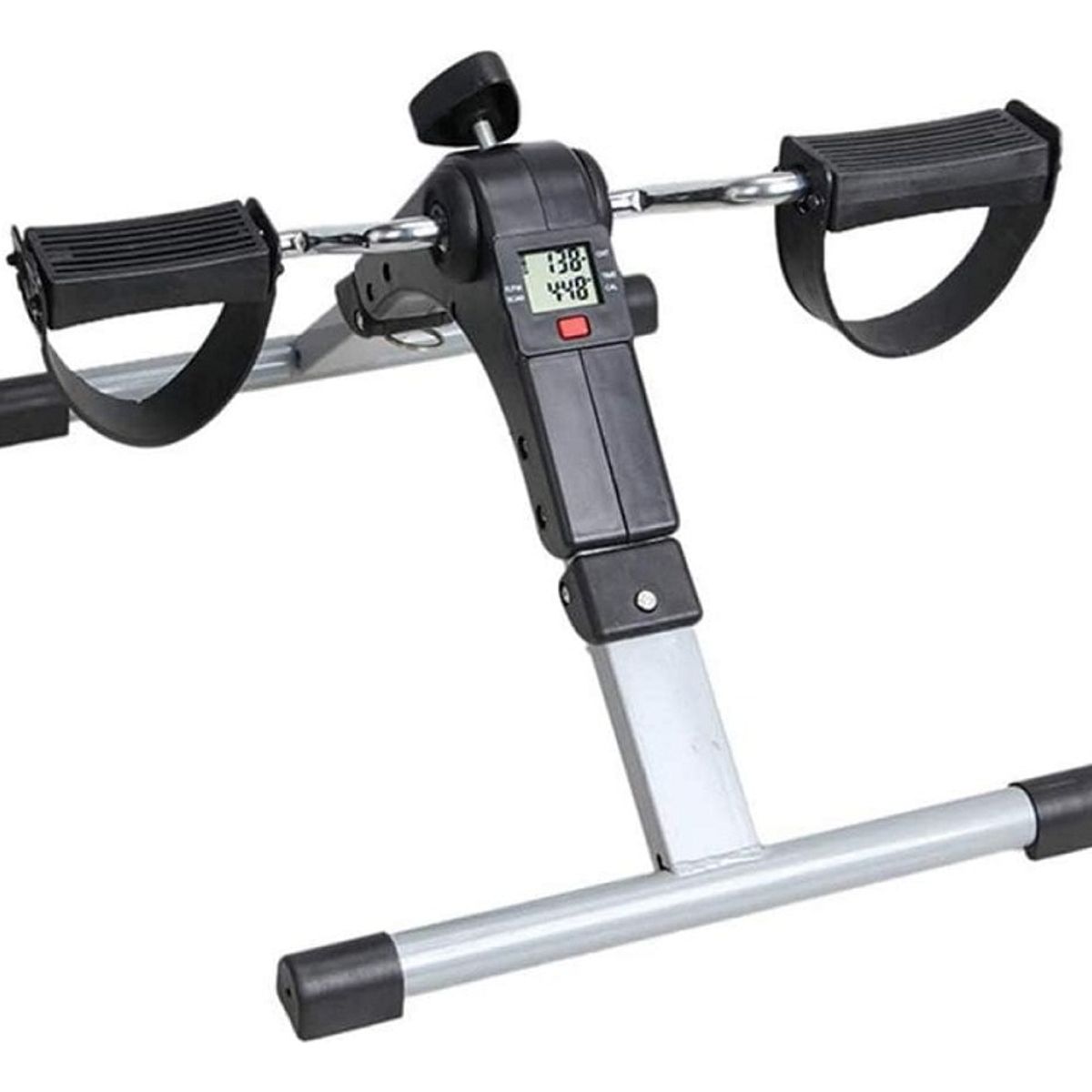 GENERICO - Bike Spinning Pedalera Home Fitness Con Pantalla Lcd 233029 Color Gris