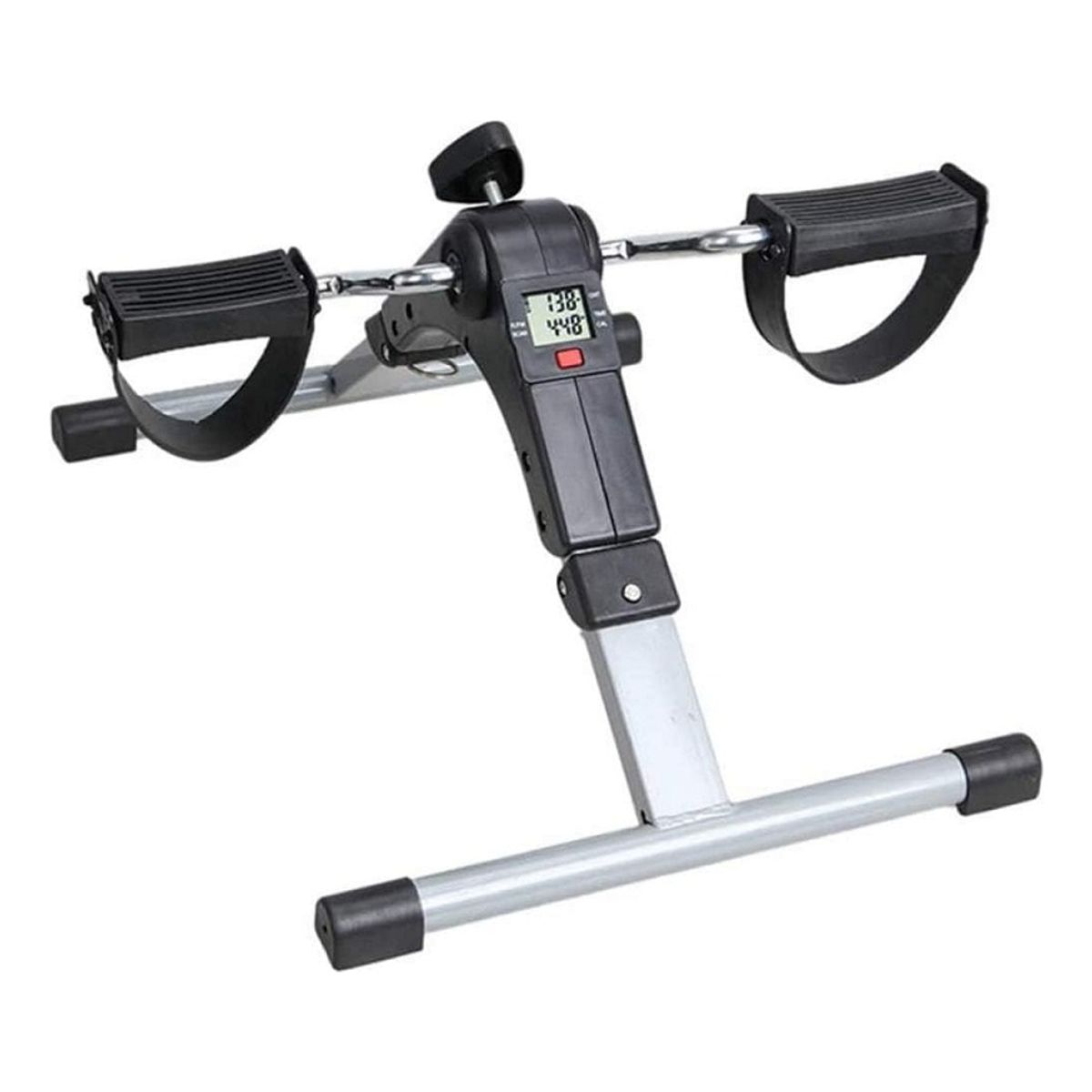 GENERICO - Bike Spinning Pedalera Home Fitness Con Pantalla Lcd 233029 Color Gris