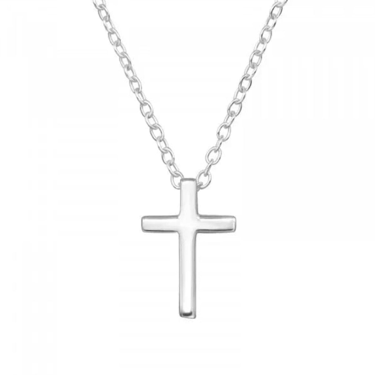GOIA - Collar Cruz Colgante plata