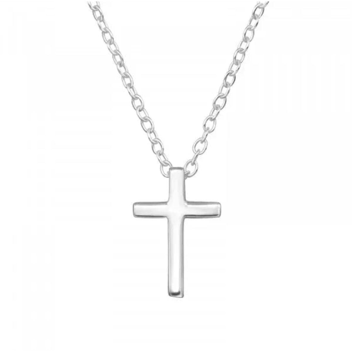 GOIA - Collar Cruz Colgante plata