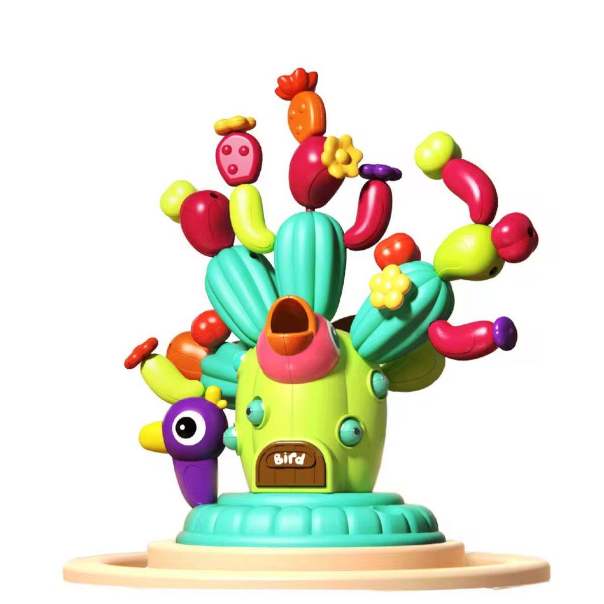 GENERICO - Bloques Construcción Cactus 42 Piezas Juego Didáctico