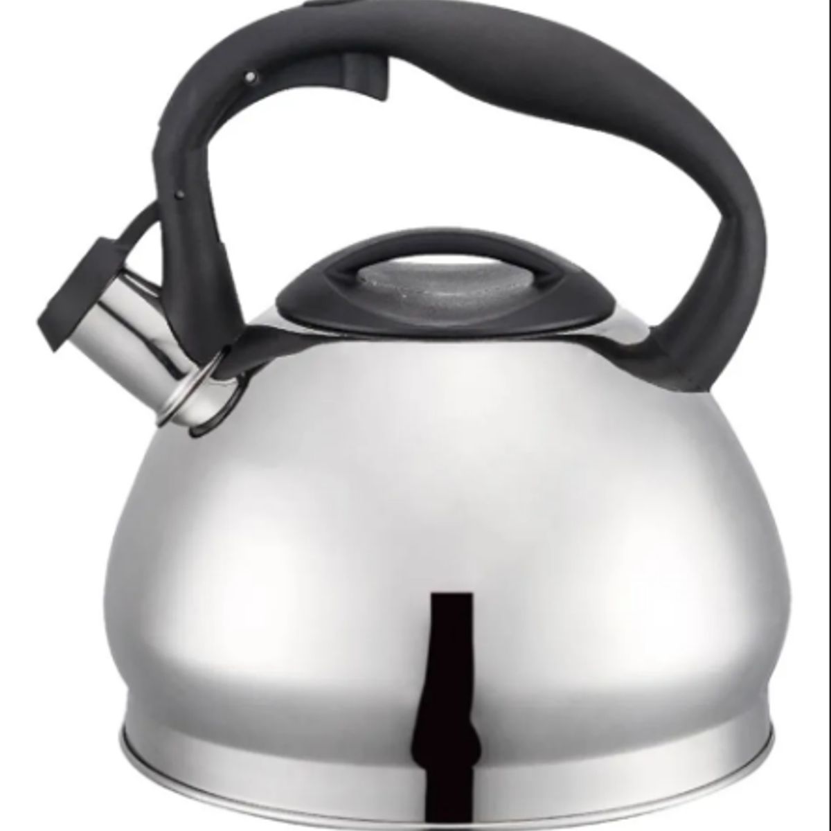 GENERICO - Tetera Acero Inoxidable Hervidor De Té Silbato 3,6 Litros Plateado