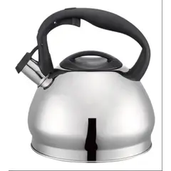 GENERICO - Tetera Acero Inoxidable Hervidor De Té Silbato 3,6 Litros Plateado