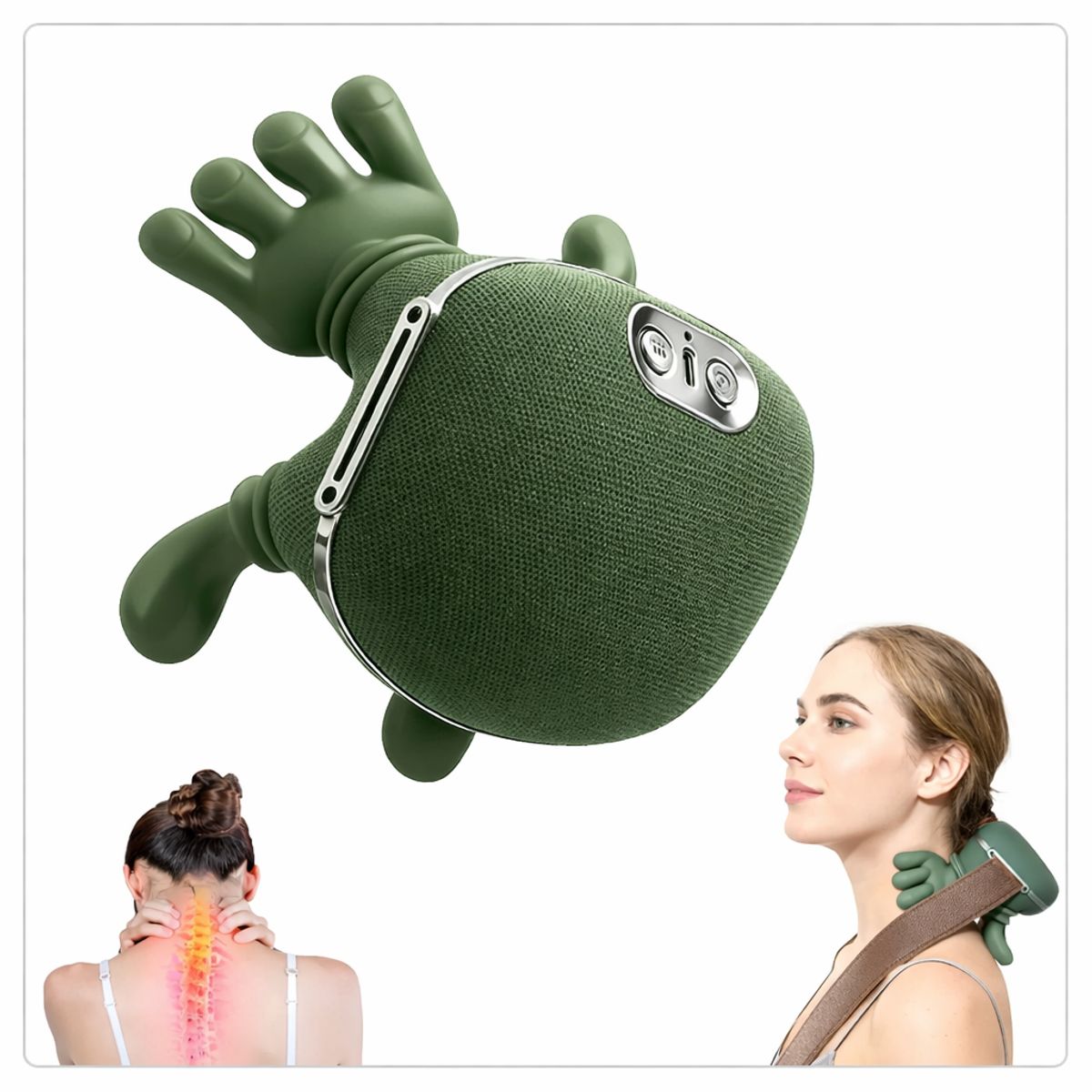 MOVI - Masajeador con Manos Viral Para Cuello