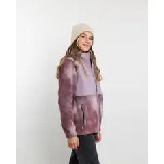 POLEMIC - Poleron mujer polar sherpa con Acolchado plano