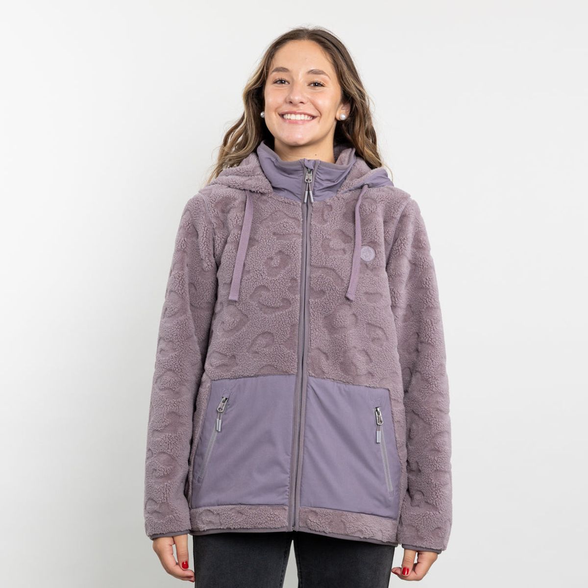 POLEMIC - Poleron mujer Chaqueta polar Sherpa Hot Print Polemic