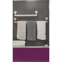 Toallero Multifuncional con Ventosa para baño