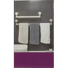 GENERICO - Toallero Multifuncional con Ventosa para baño