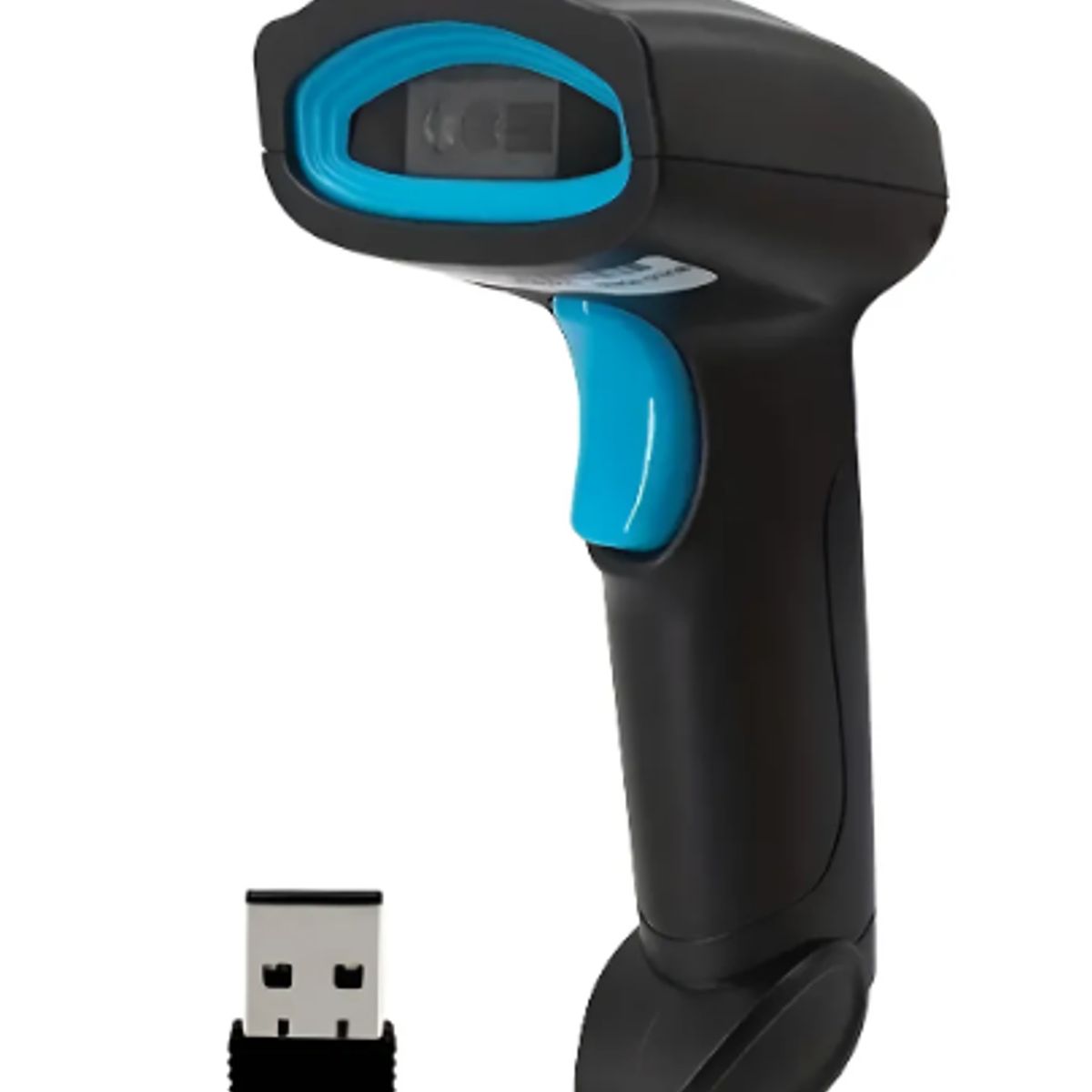 GENERICO - Lector De Código De Barras Escáner Inalámbrico Pistola Láser Negro Usb