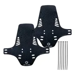 GENERICO - 2x Tapabarros Enlee Bicicleta Mtb Delantero Trasero Negro