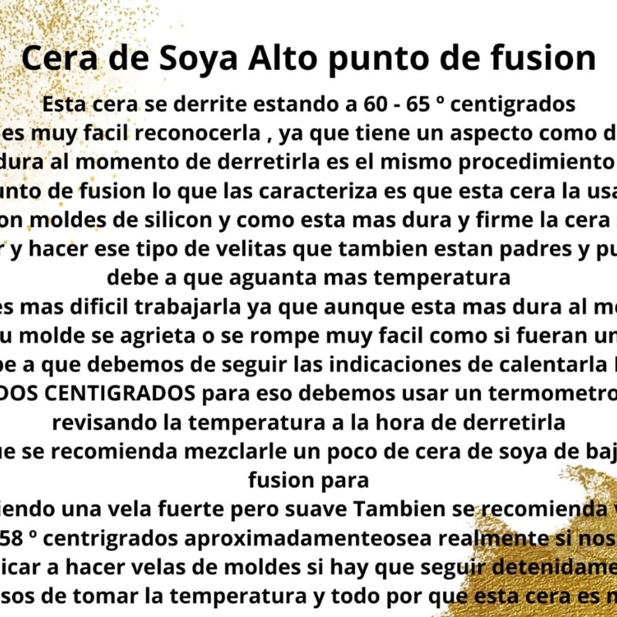 GENERICO - Mejorador De Cera De Soya