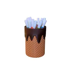 GENERICO - Organizador de escritorio - Cono de helado chocolate