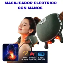 GENERICO - MASAJEADOR ELÉCTRICO CON MANOS-ALIVIO RÁPIDO DEL DOLOR Y LA TENSIÓN