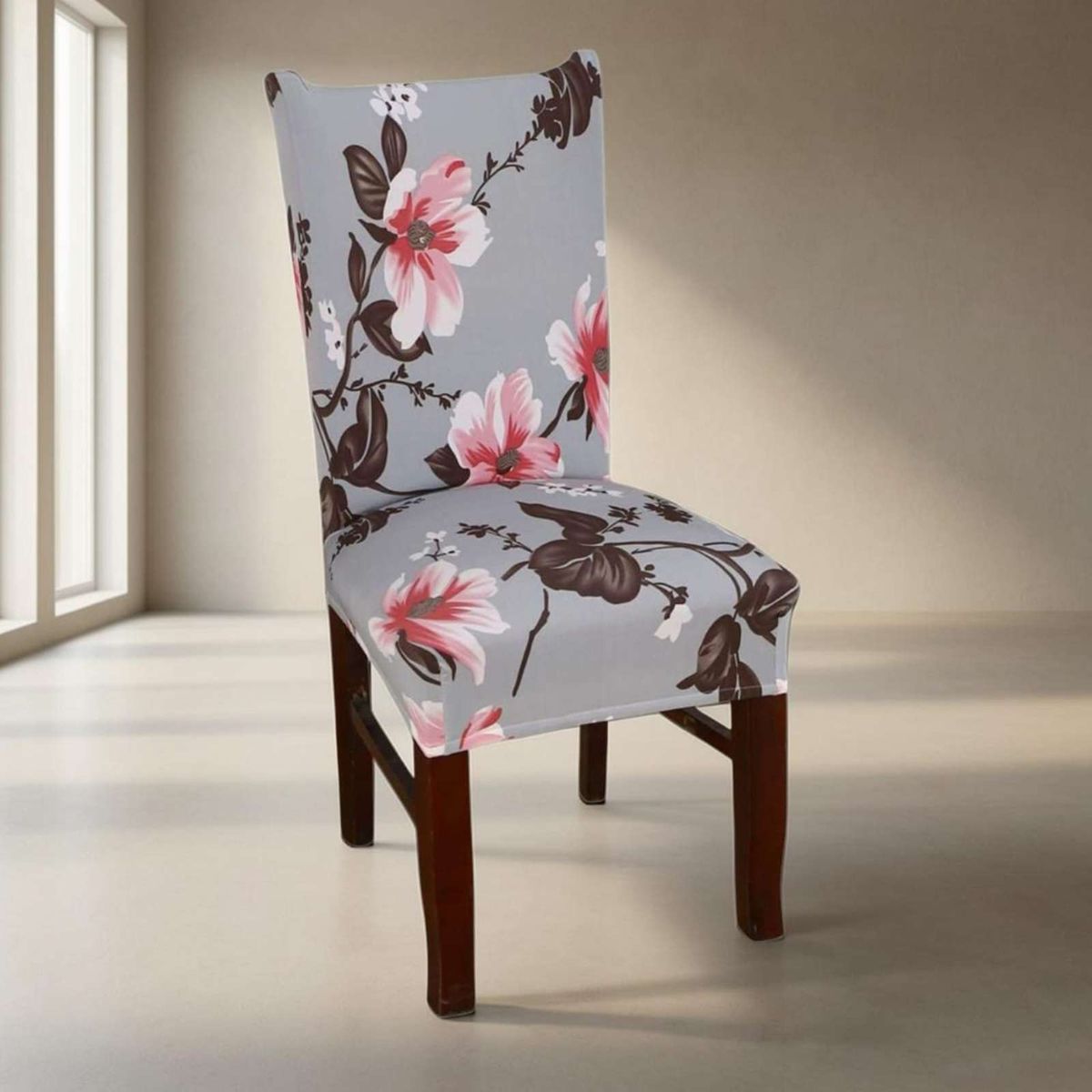 GENERICO - SET DE 6 FUNDAS LISAS ELASTICADAS DE SILLAS